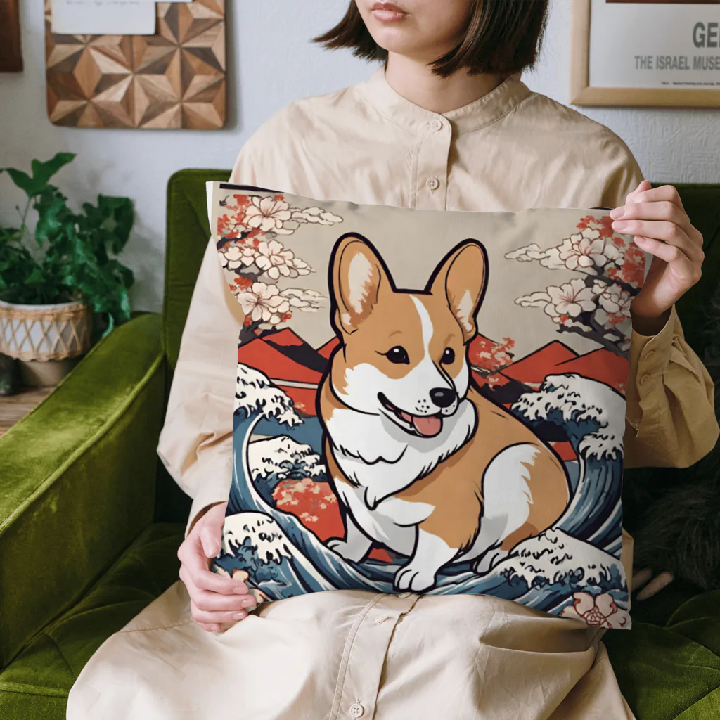 ただjapaneseなだけ🙌の絵巻の犬小町 2 Cushion