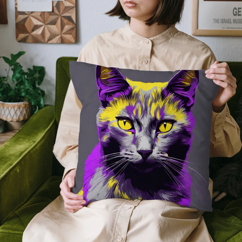 ながさわショップのnight cat Cushion