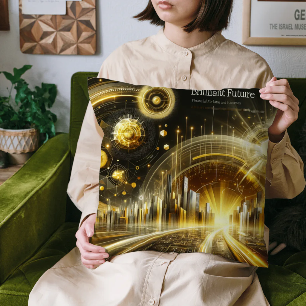 【公式】金運アップのBrilliant FutureのBrilliant Future公式グッズ Cushion