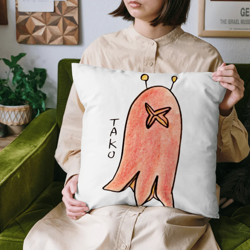 お店の名前考え中のタコ星人 Cushion