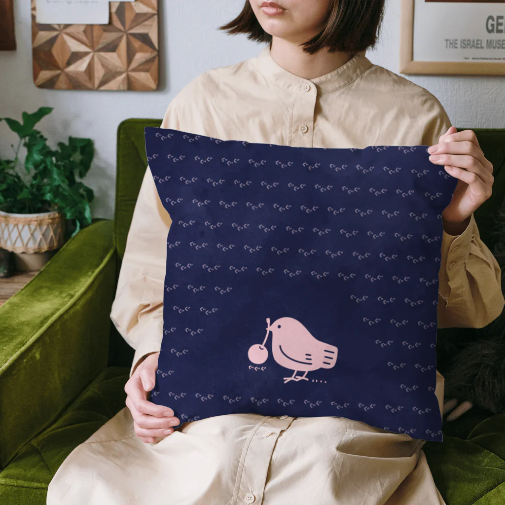 イラスト MONYAAT のみつぐとり　もも4 Cushion