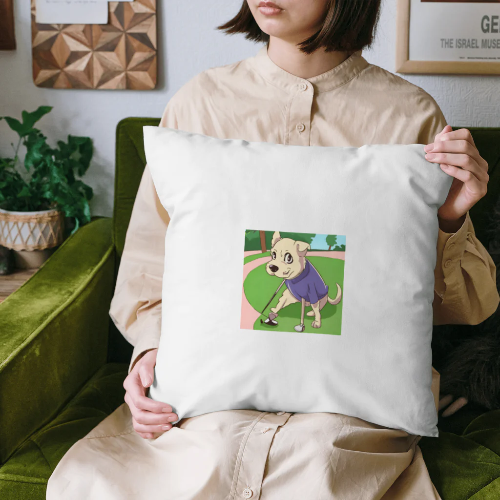 shibaショップのプロゴルファー犬 Cushion