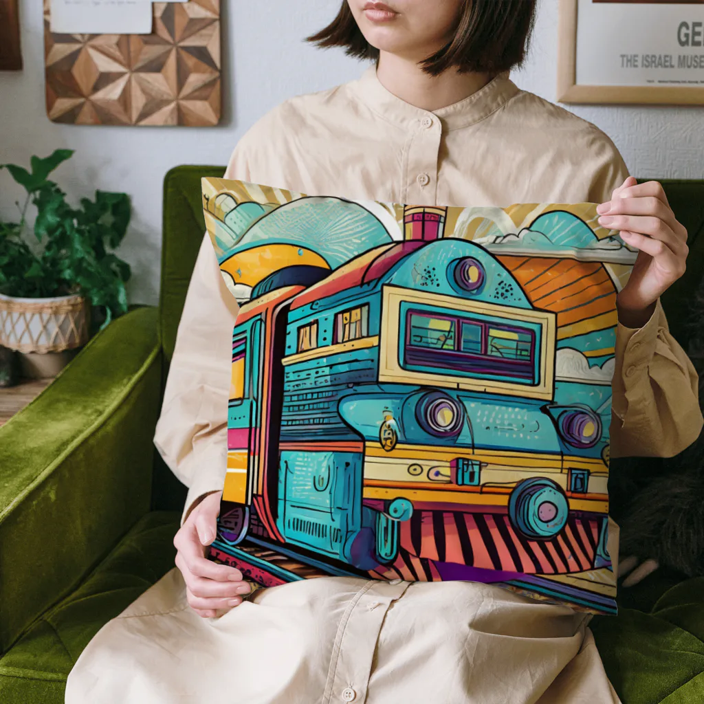 のんびりアート工房のレトロファッション Cushion