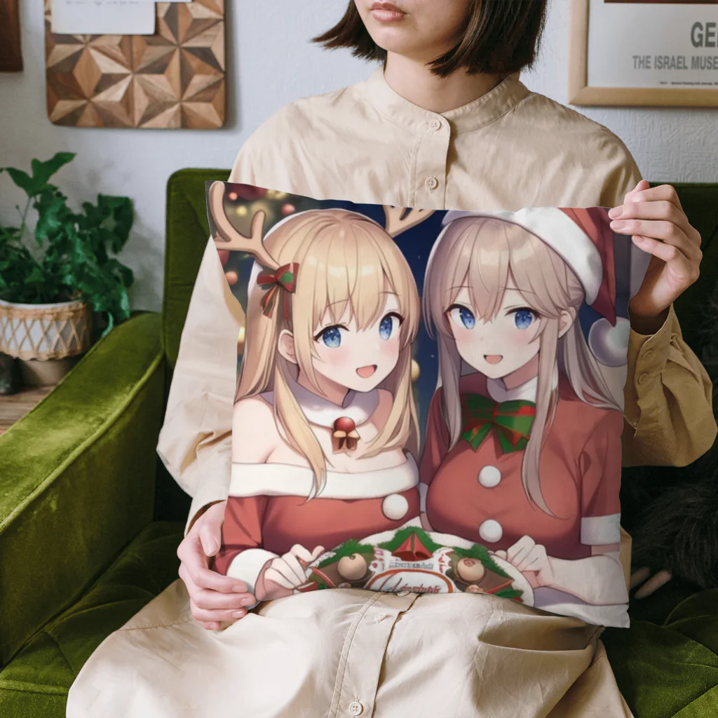 颯月のクリスマス7 Cushion