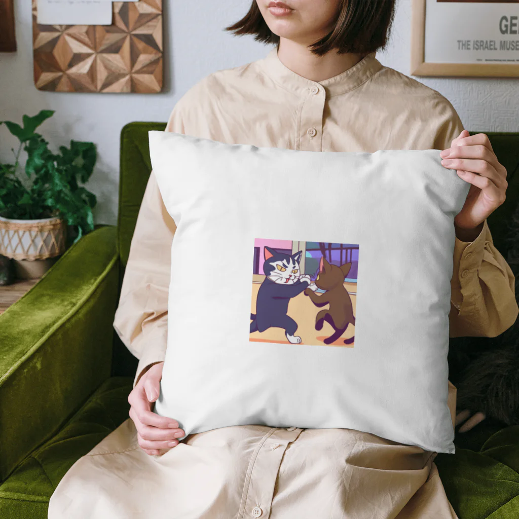 ブギーズのタイマン猫 Cushion