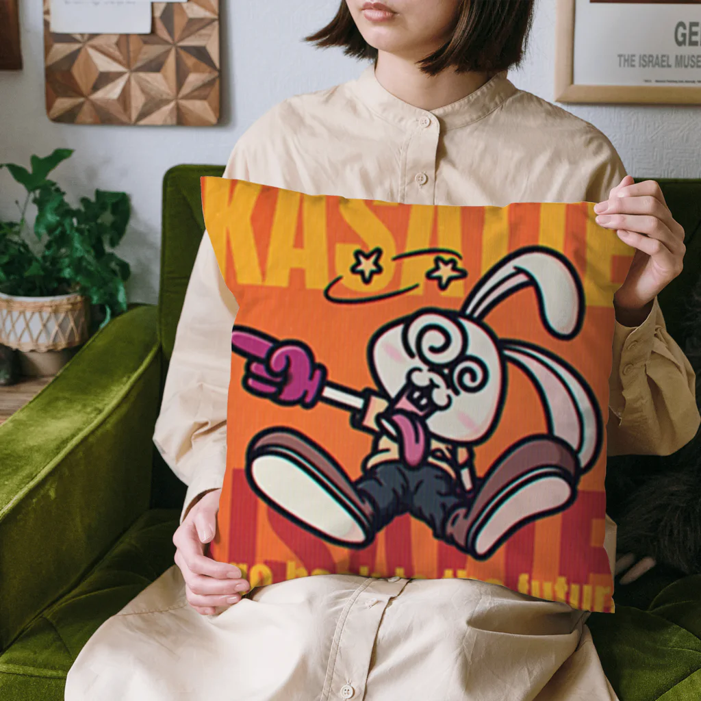 「KASATTE」公式グッズの「KASATTE」ウサッテ（SPver.A） Cushion