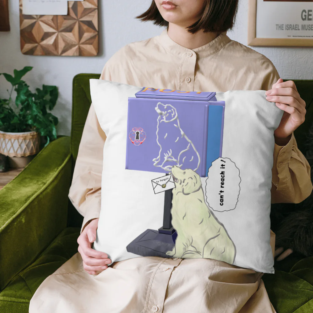 月夜のタツノオトシゴのDog Post Cushion