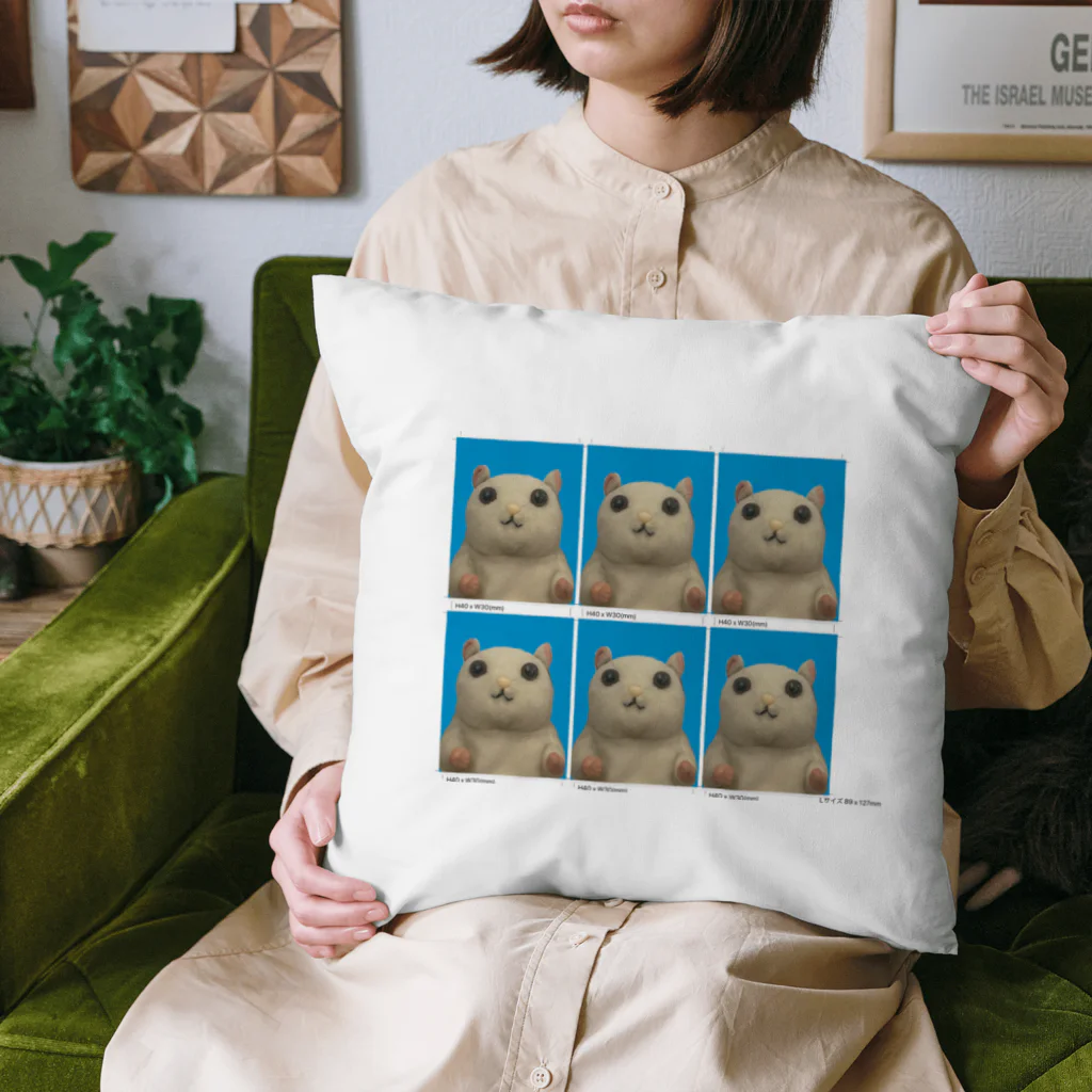 wagamamameerkatのさえ_証明 Cushion