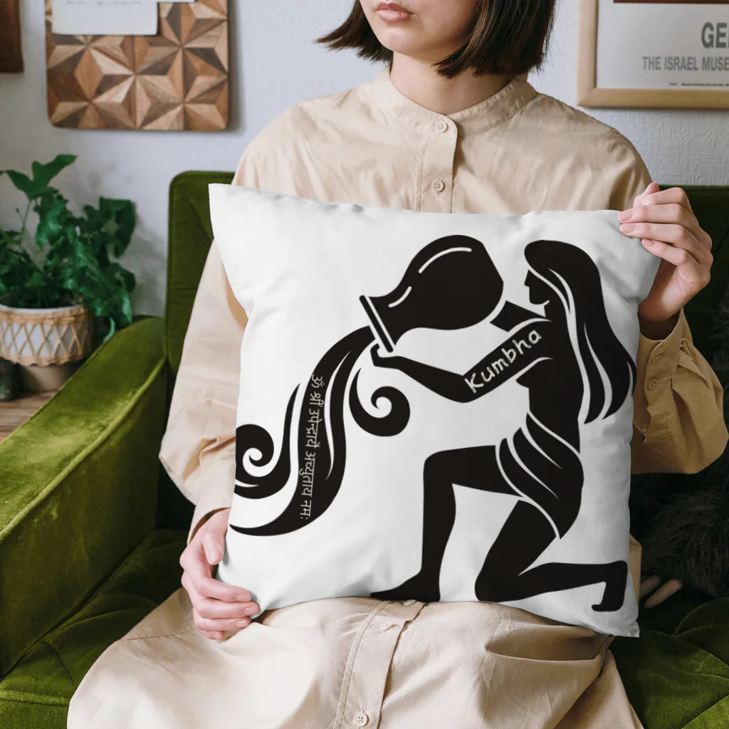 CyberArmadilloのクンバ（水瓶座） Kumbha (Aquarius) Cushion