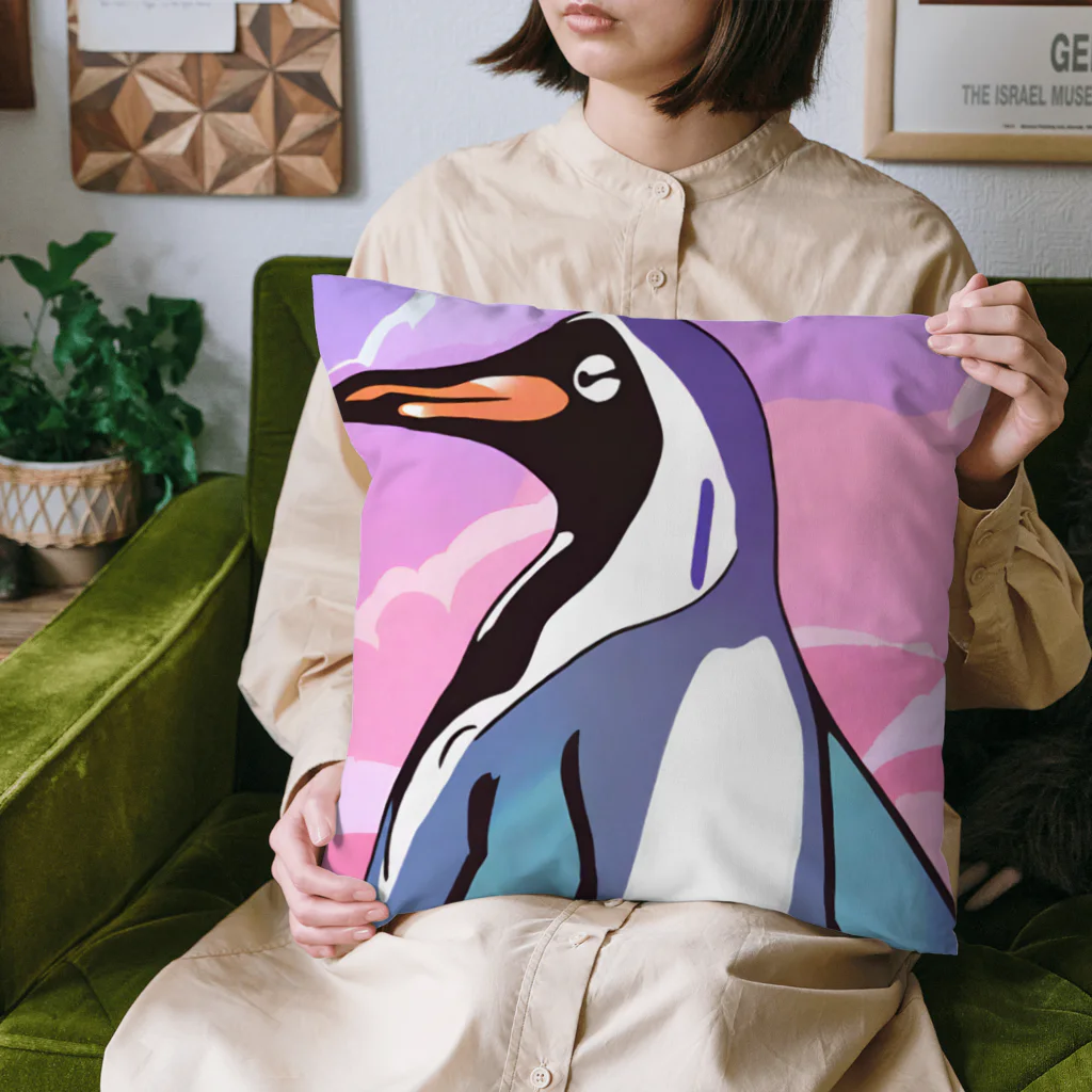 genki121227のお茶目なペンギン Cushion