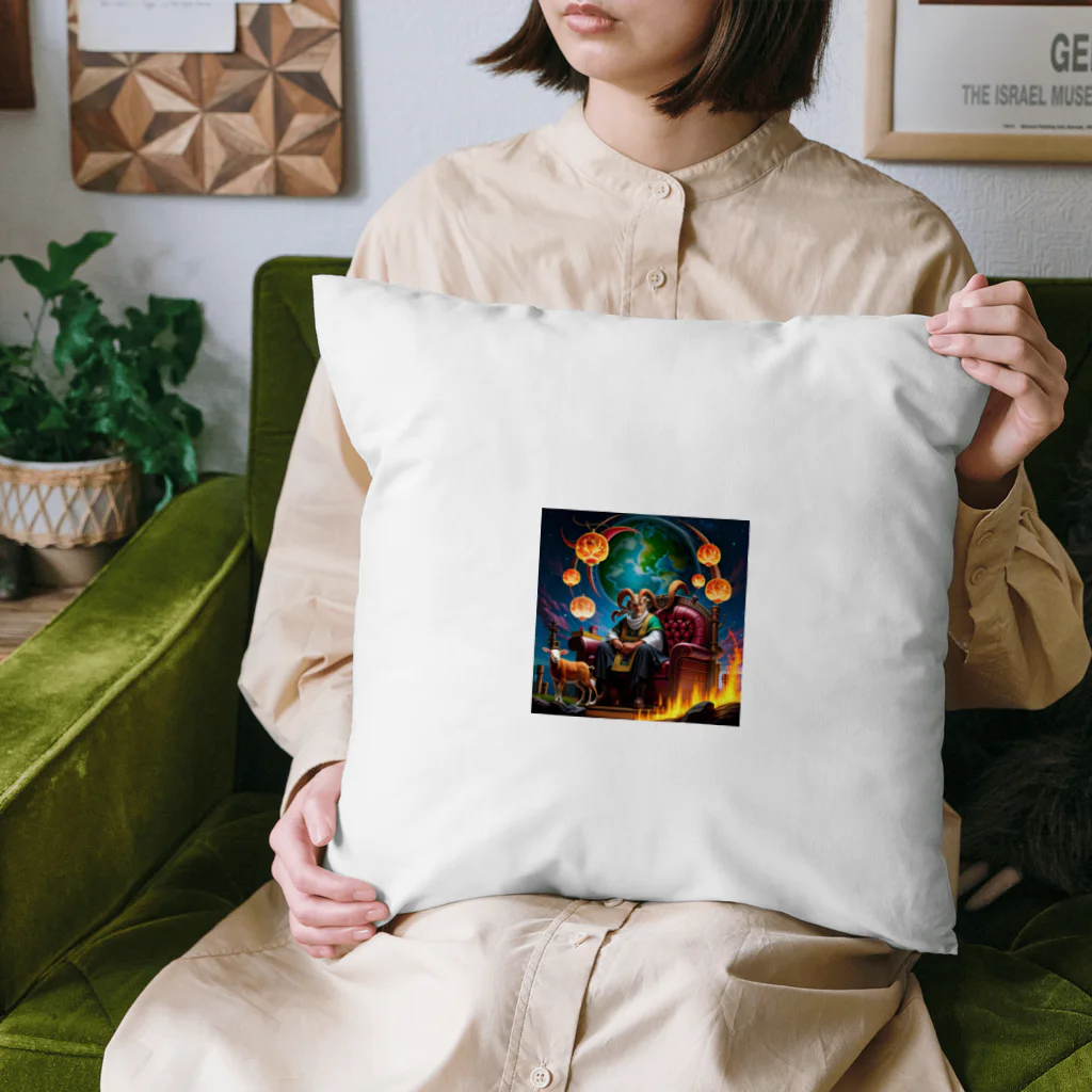 雷神門ショップのタロット風 Cushion