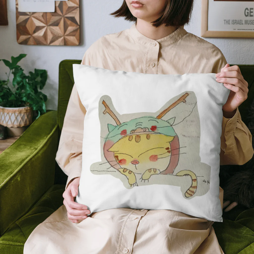 みゆ左衛門の辰年ニャ Cushion