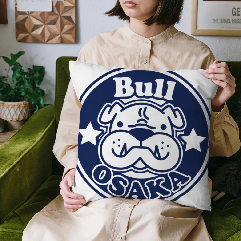 Bull Bull Bullのブルブル 青 クッション