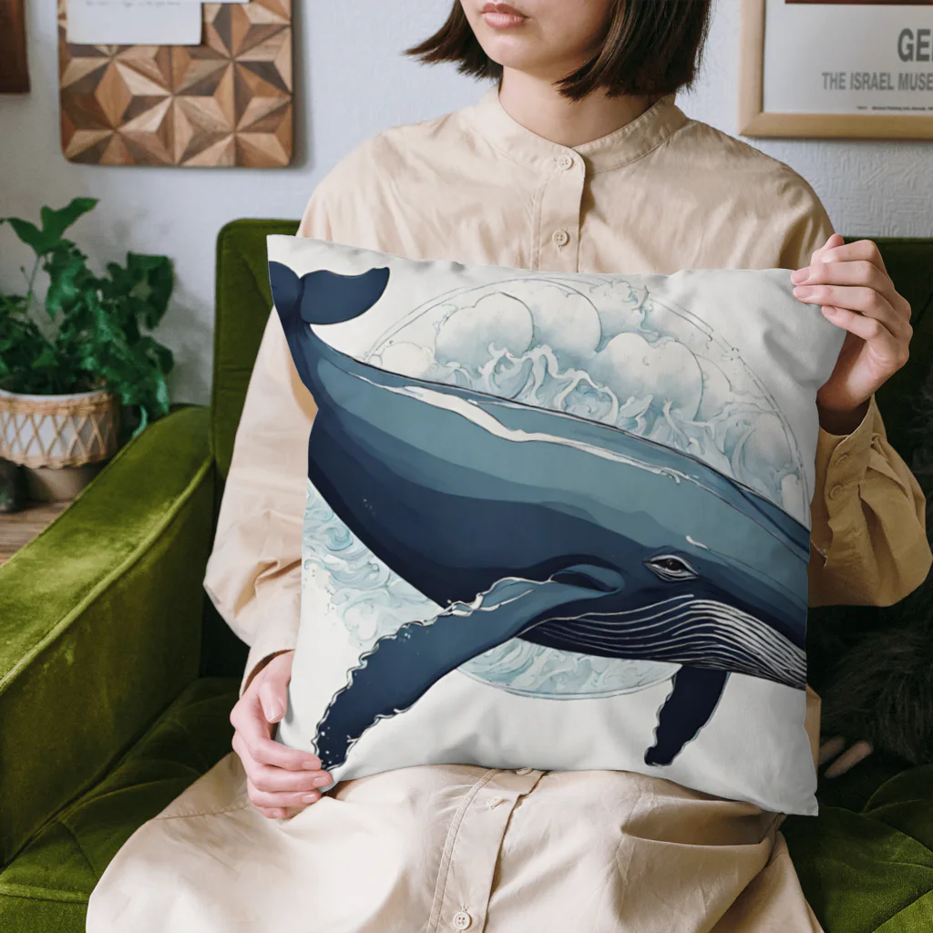 ラクダカンパニーのブルーソング Cushion