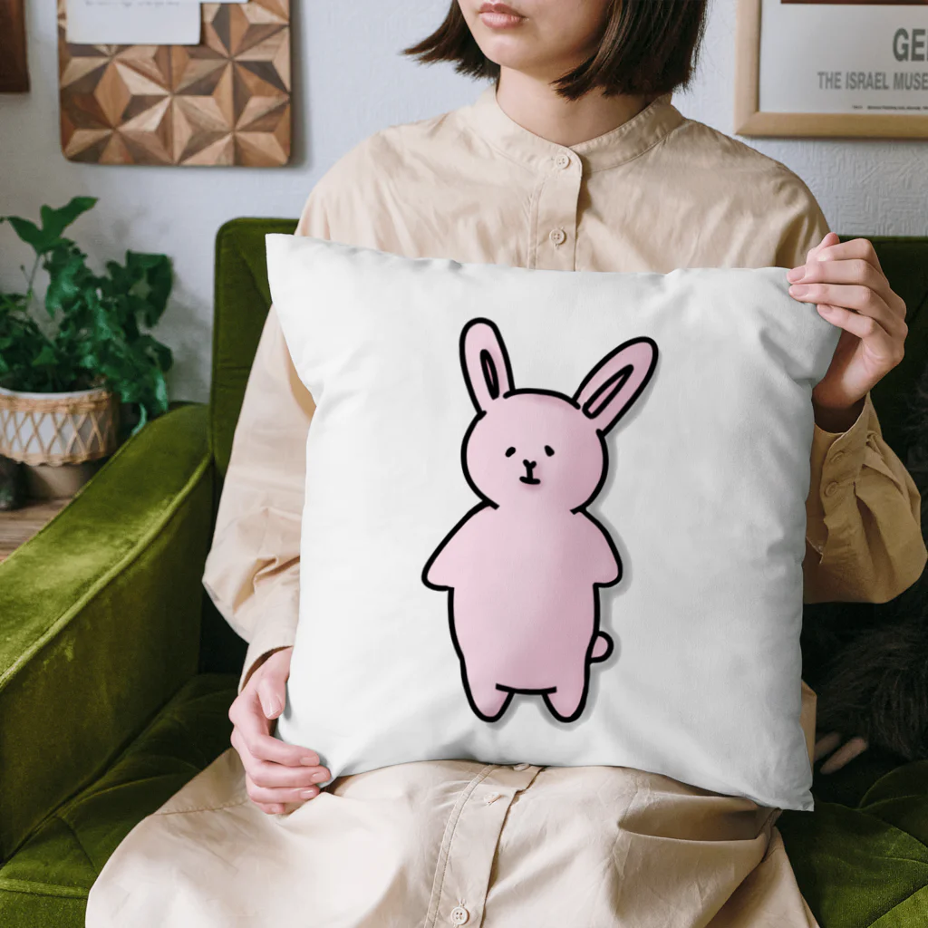 みつまめこshopのポテっとうさぎ Cushion