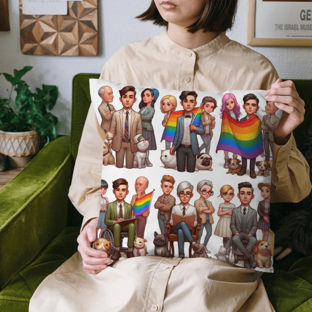 KyleのLGBTQサポート Cushion