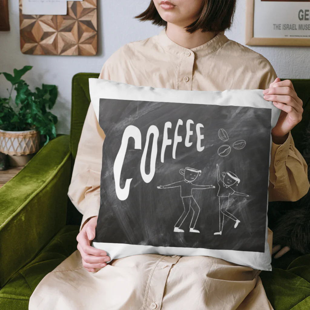 chieemakoのCoffee dancing Cushion