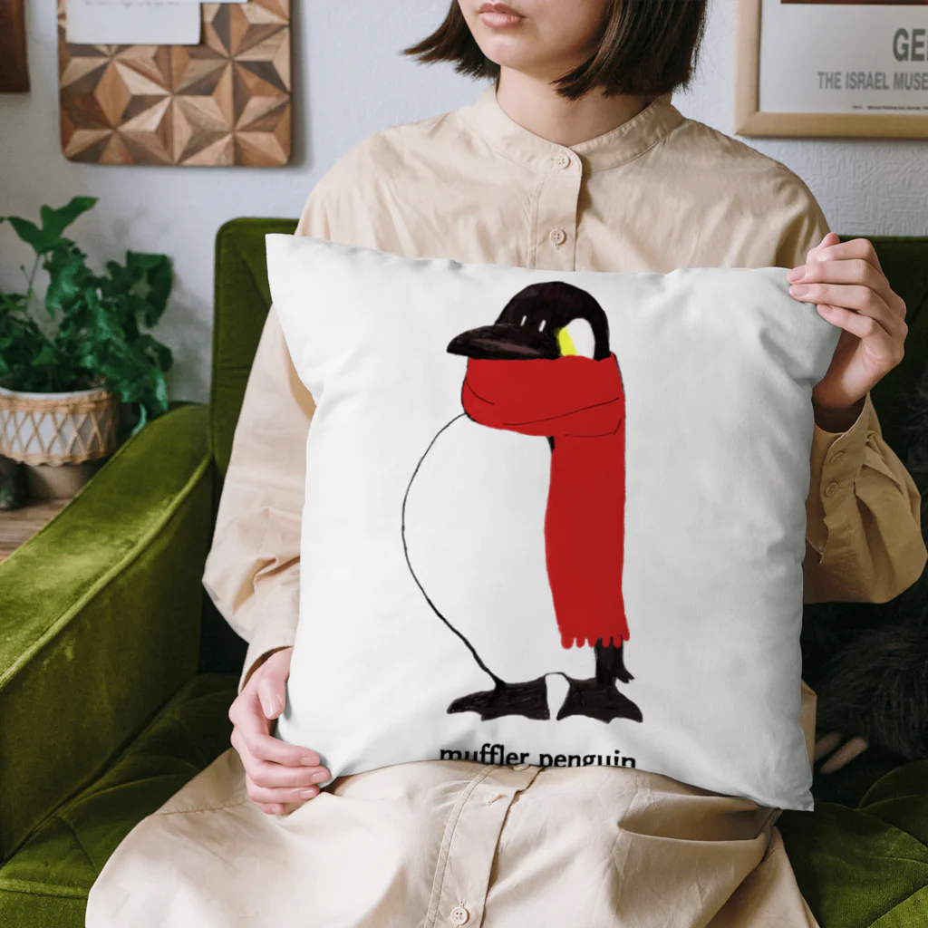 kuroのマフラーペンギン2号 Cushion