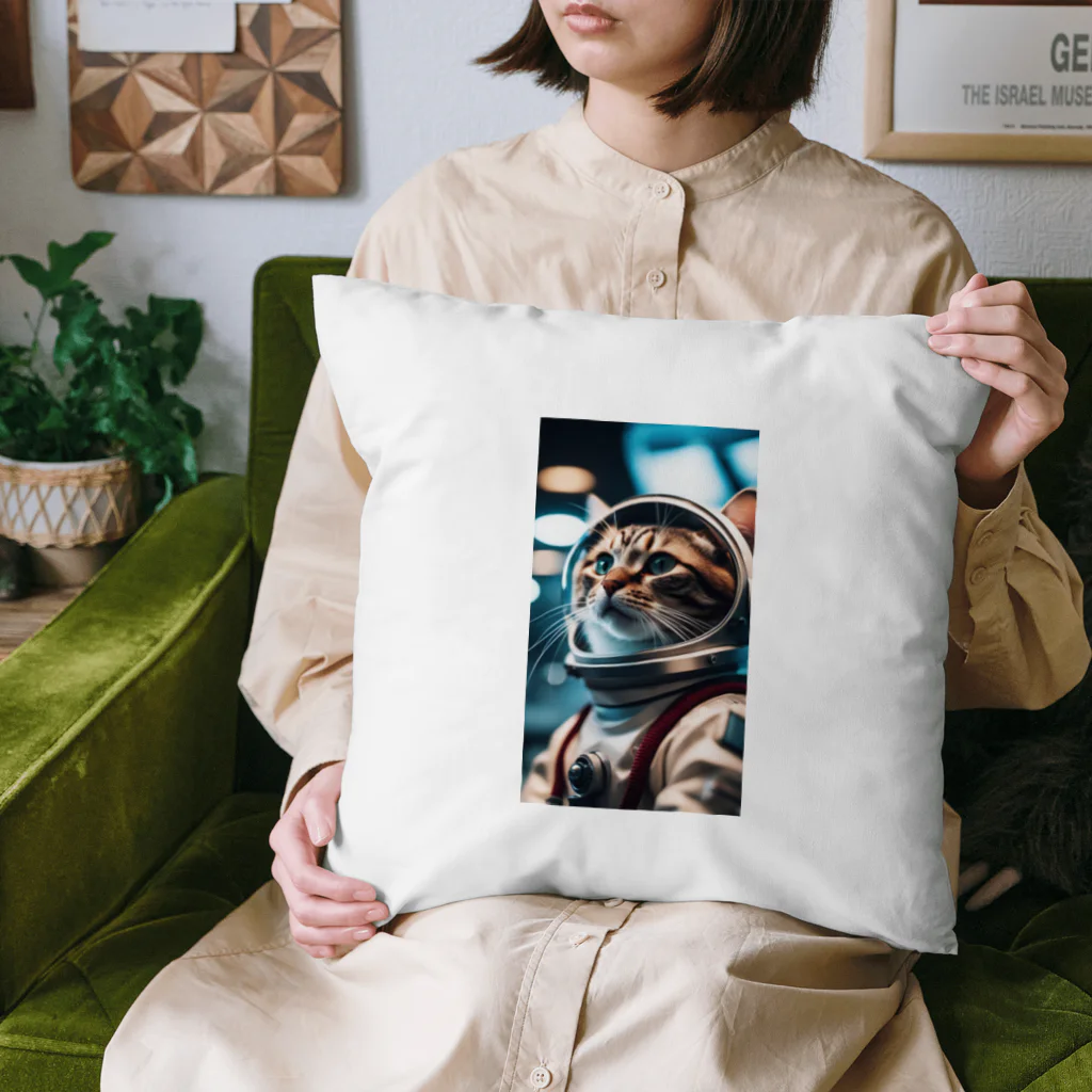 hekikiの旅立つ宇宙猫 Cushion