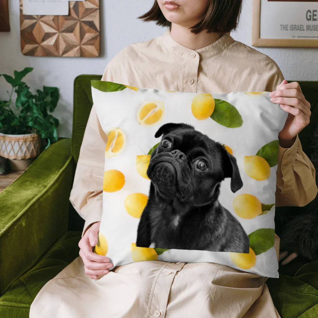 atelier_mogのレモン×ジジ Cushion