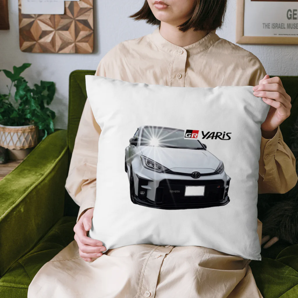 GRヤリスプリントグッズのTOYOTA 　GRヤリスのプリントグッズ Cushion