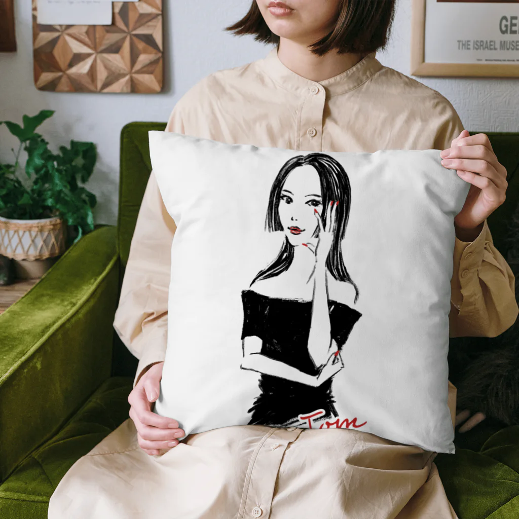 おやみなアート＆ギャラリーショップの「Tomさん」公式グッズ Cushion