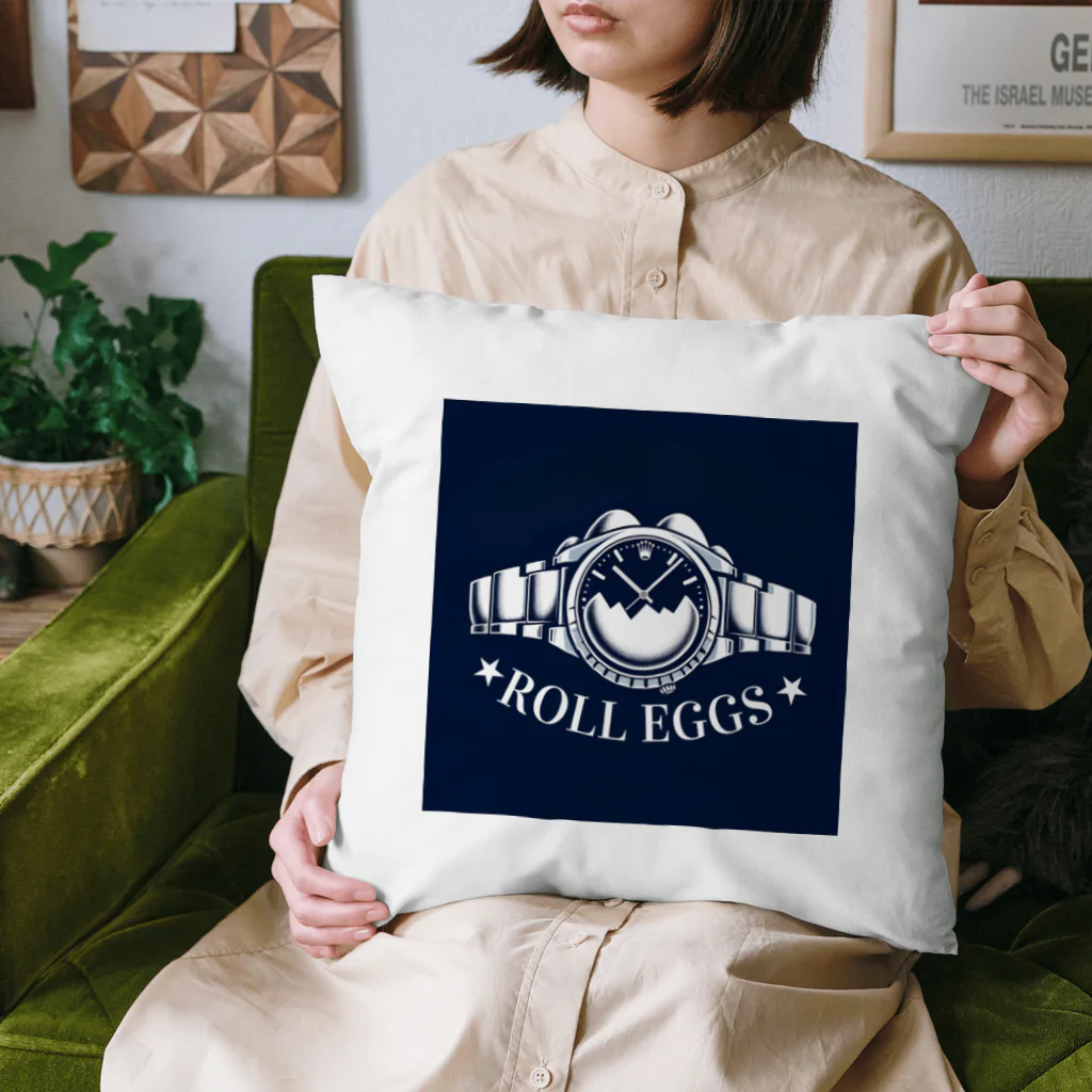 ぱろでぃ〜SHOPのRoll Eggs (ロールエッグズ) Cushion