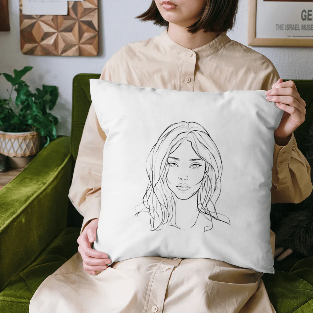 Matsue Hannaの外国人女性 Cushion