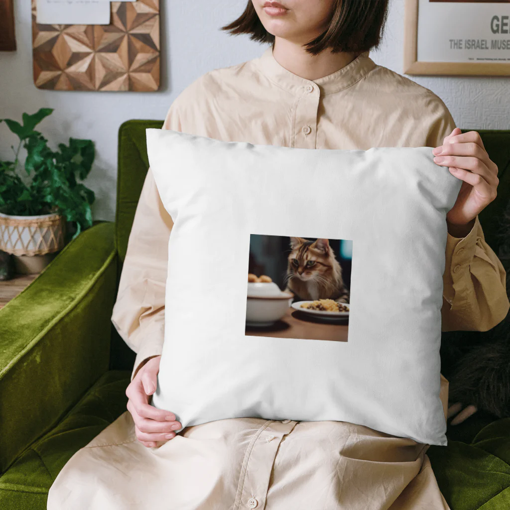 syankusunoboushi7の迷う猫 Cushion