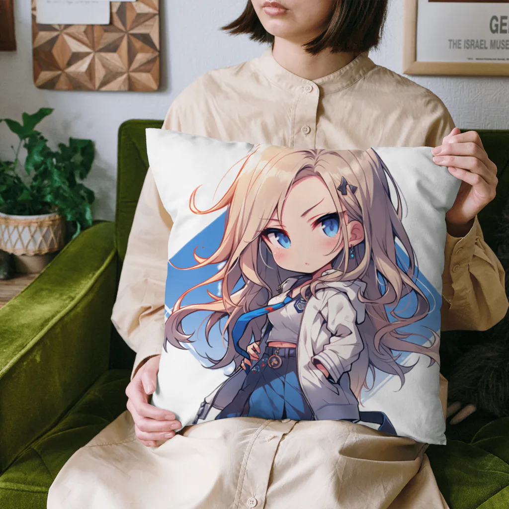 honoka_tの金髪ちびキャラ美少女 Cushion