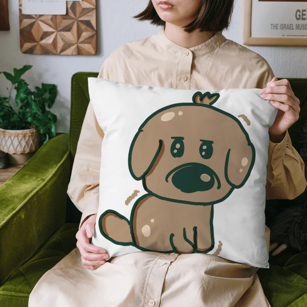 もっちーもちもちのふんばるわんこ Cushion