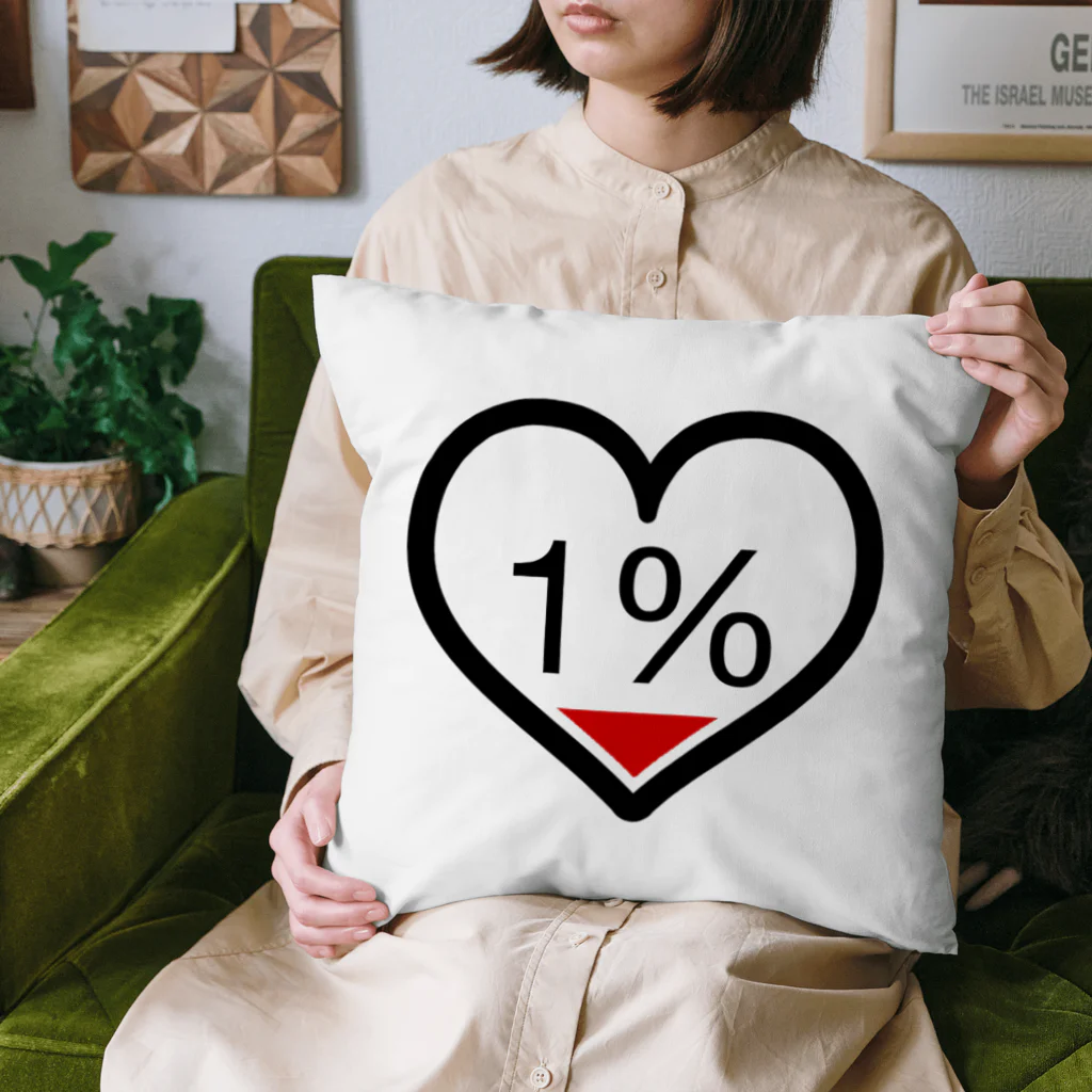 Our.s SUZURI店ののこり残量1％ Cushion