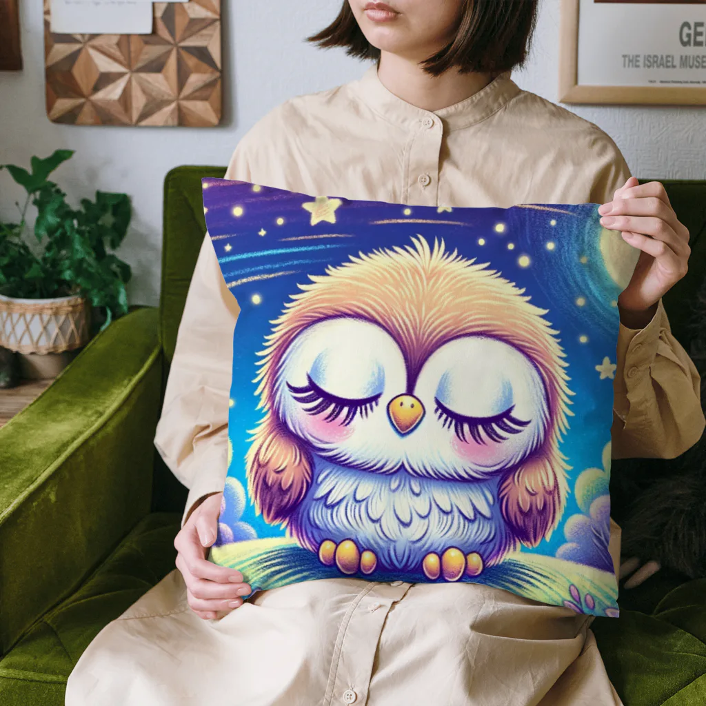 Zenith Blazeのマスカラふくろうさん Cushion