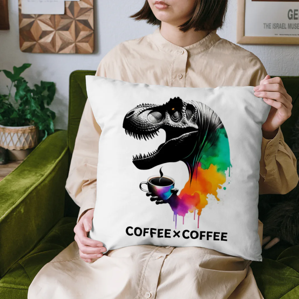 ディノアートラボ✴︎DINO ART LABの COFFEE×COFFEE クッション