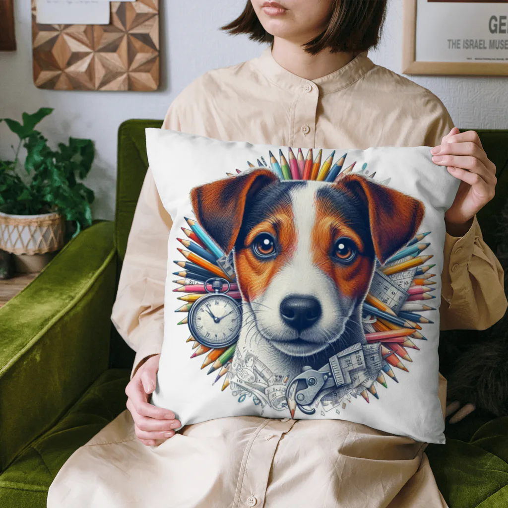 dogfulのクールなジャックラッセルテリア Cushion