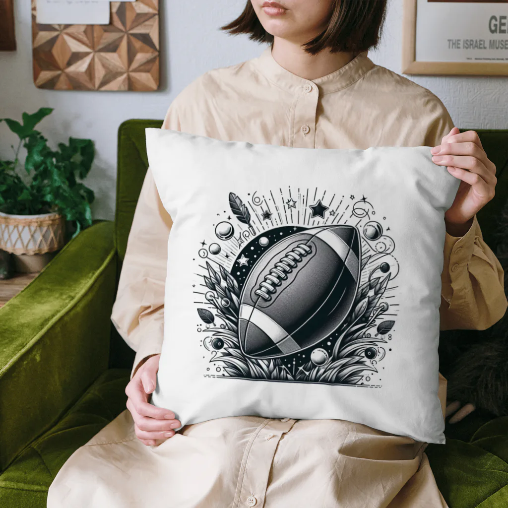 Kare-Raisuのアメフト　ボール　カッコイイ Cushion