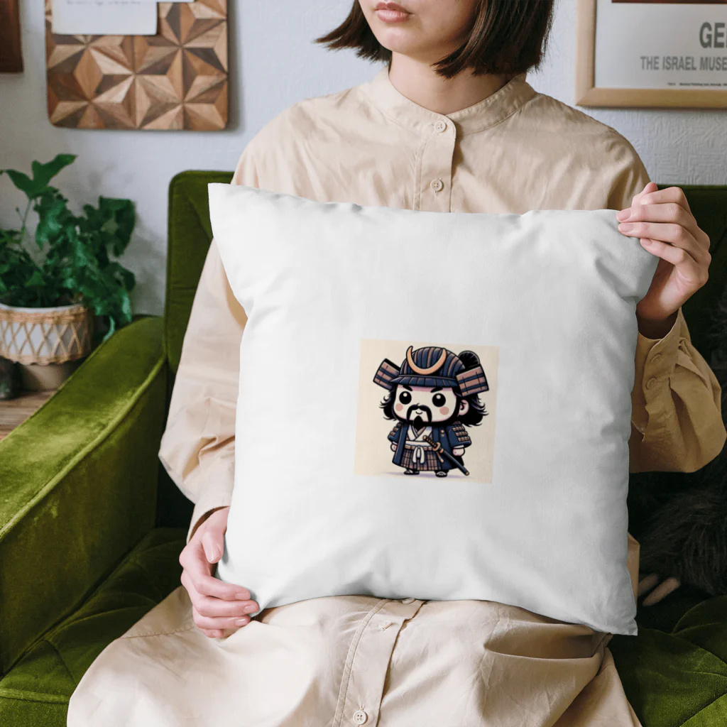 戦国時代マニアのデフォルメ小早川秀秋君 Cushion