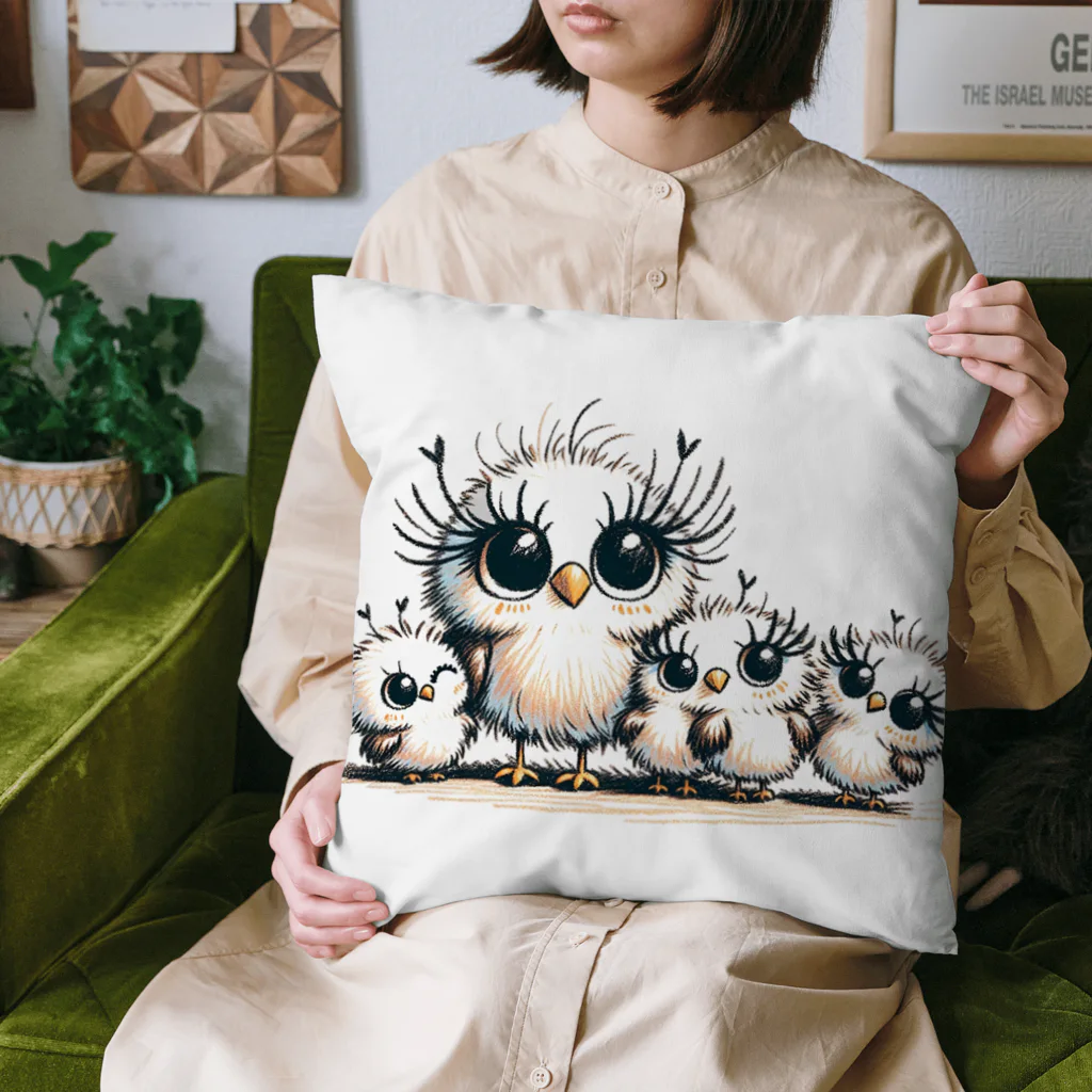 Zenith Blazeのマスカラふくろうさん Cushion