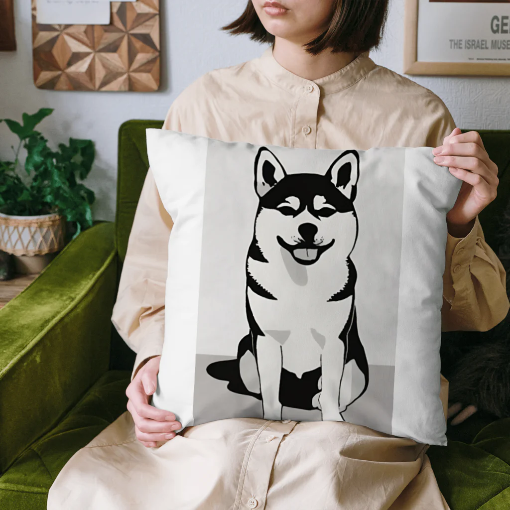 ワイルドワンズの柴犬のキュートなキャンバス Cushion