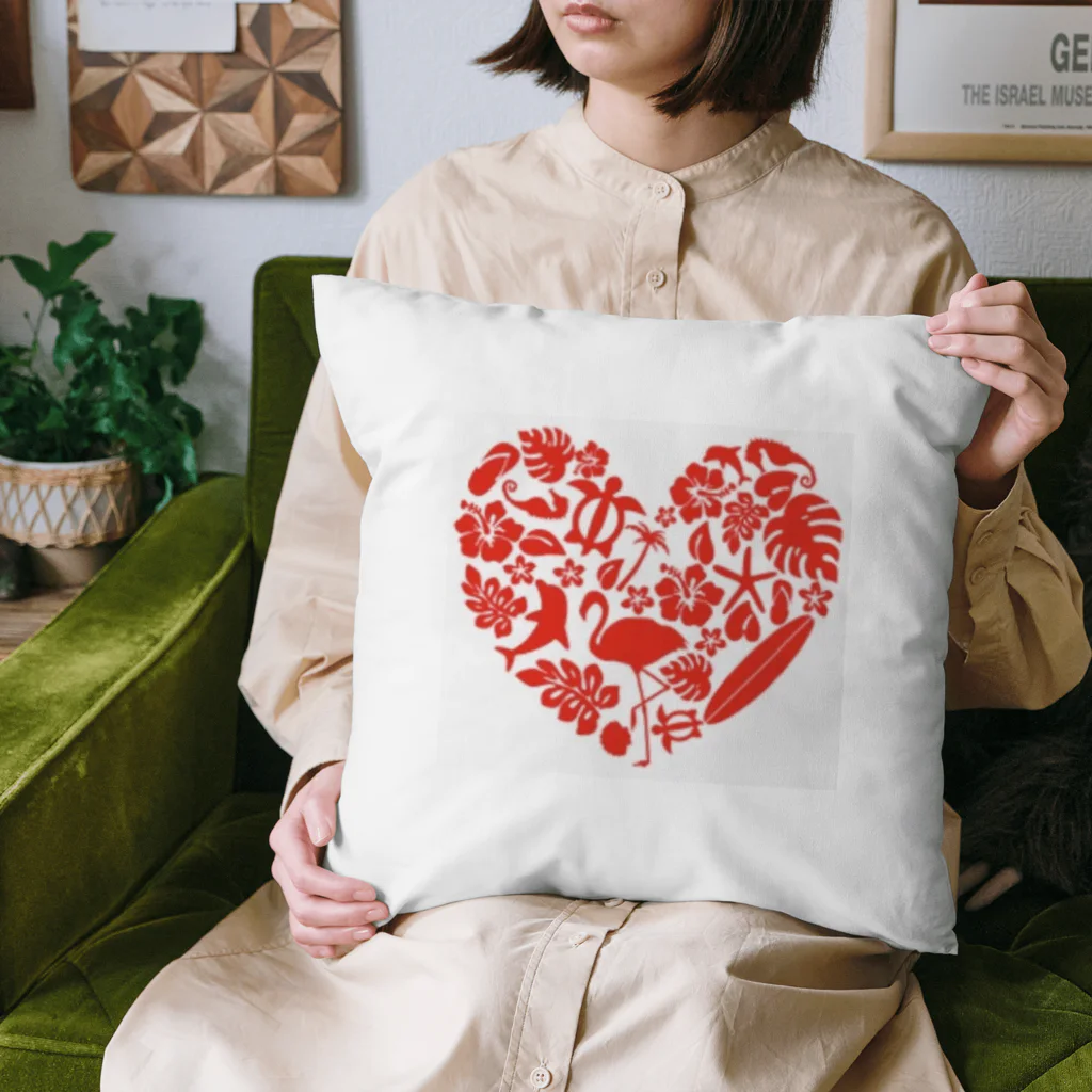 Angel  SmileのHawaiian Heart Cushion