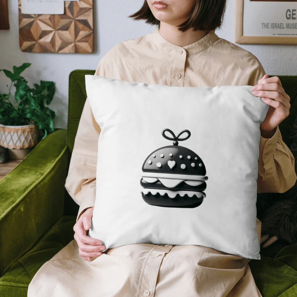 minaminokahoの未来の美食体験！ハンバーガーの新次元 Cushion