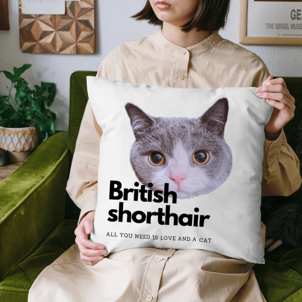 leoncatのBritish Love Cushion