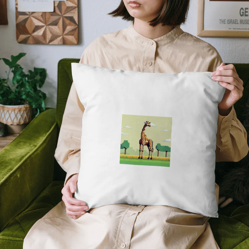 korokoroグッズの草原のキリン Cushion