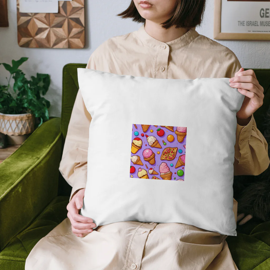 yu_yu_のお菓子大好き Cushion