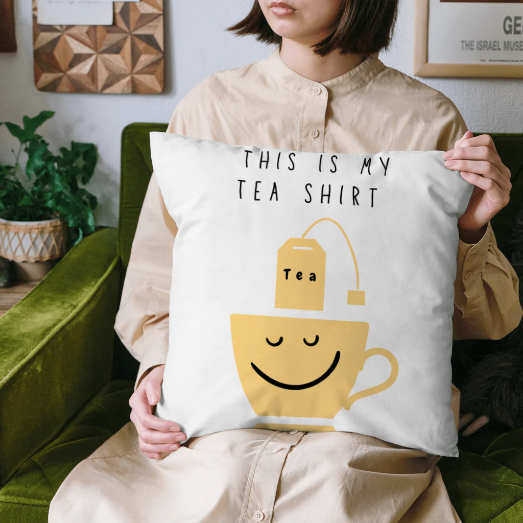 ConversationStarterのお茶シャツ　ティーバッグ Cushion