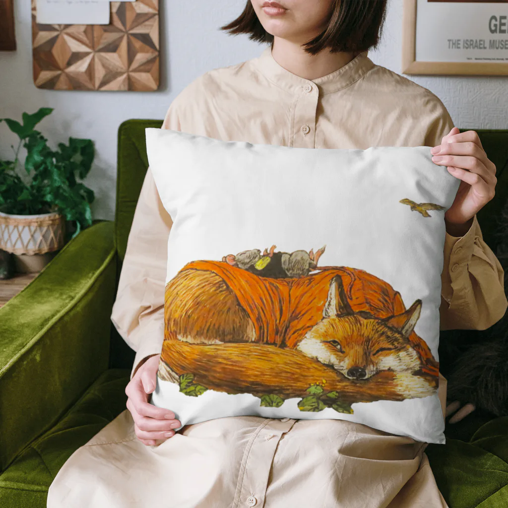 心の森ミュージアム　遊童館の仲良し？ Cushion