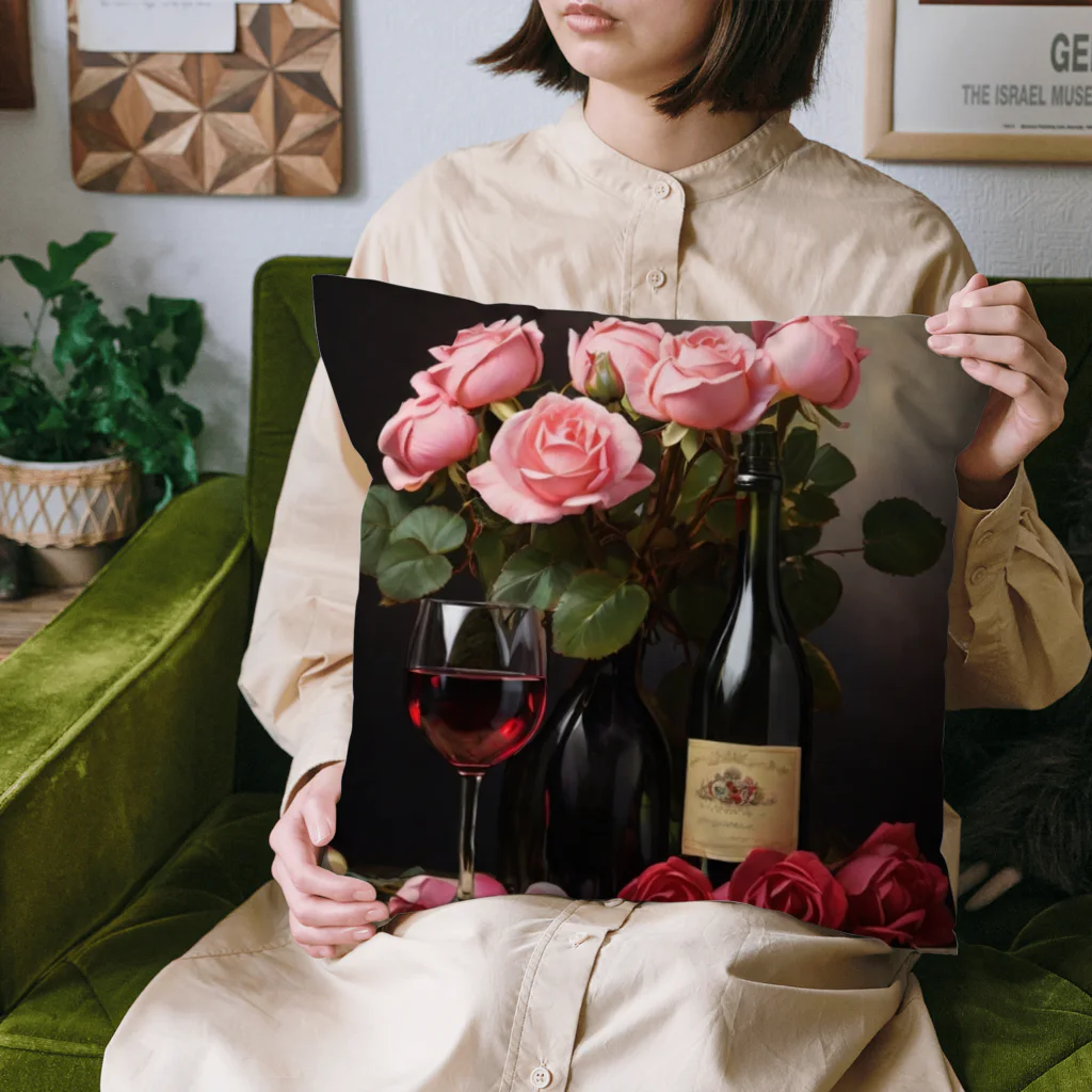 KINTA.MARIAのDays of Wine and Roses クッション