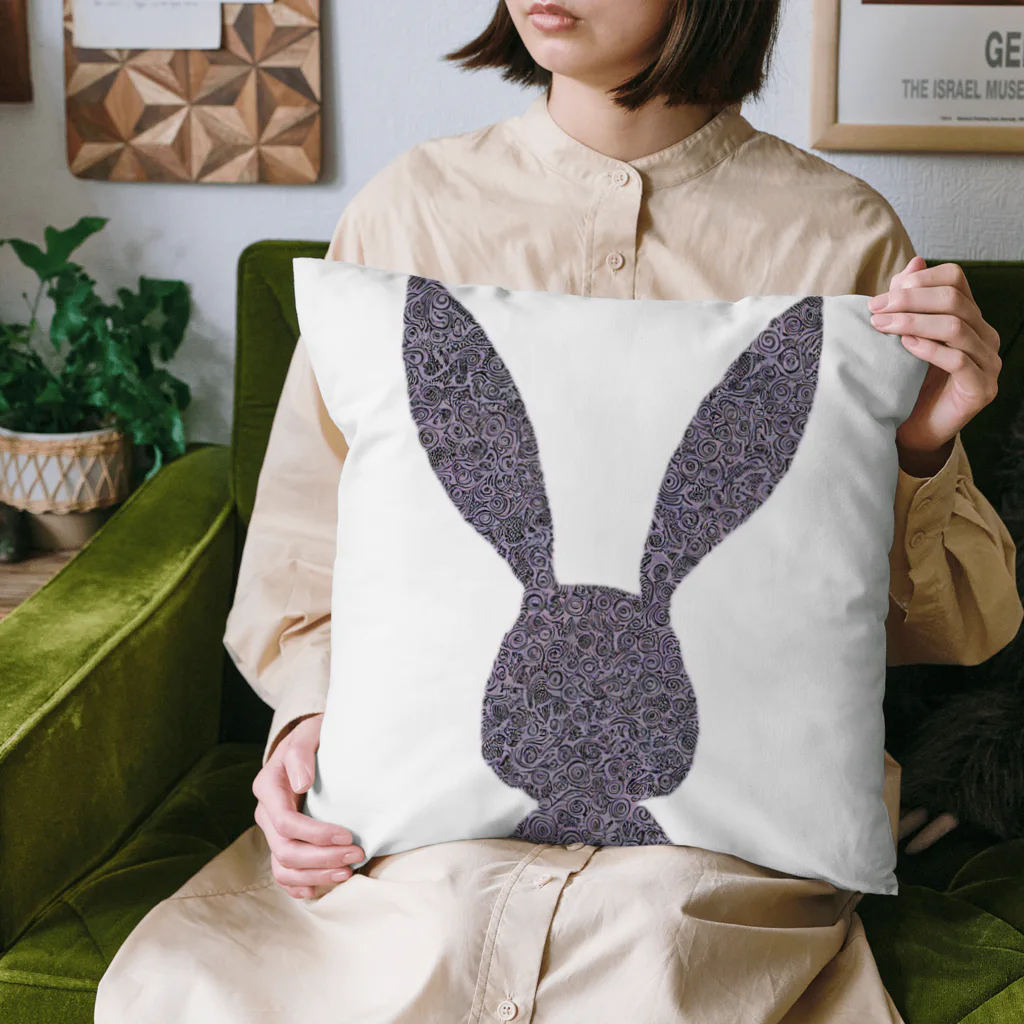 MEGROOVEのシルエットぴょん🐰 Cushion