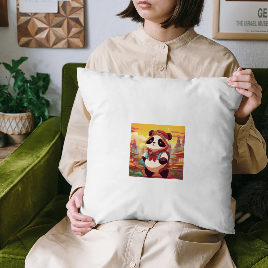 crazypanda2の冒険パンダ Cushion