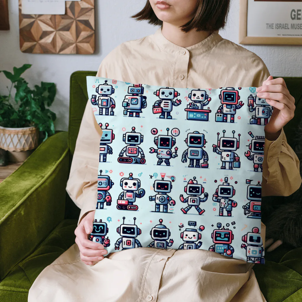 ロボットグッズshopのロボットいっぱい２！ Cushion